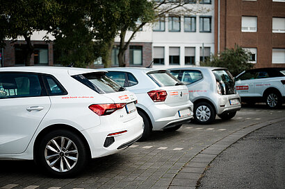 Autos eines Carsharing-Anbieters